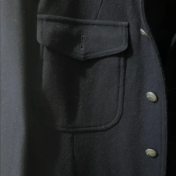 Armani Jeans Dark Blue Utility Jacket with Metallic Accents - Picture 8 of 14